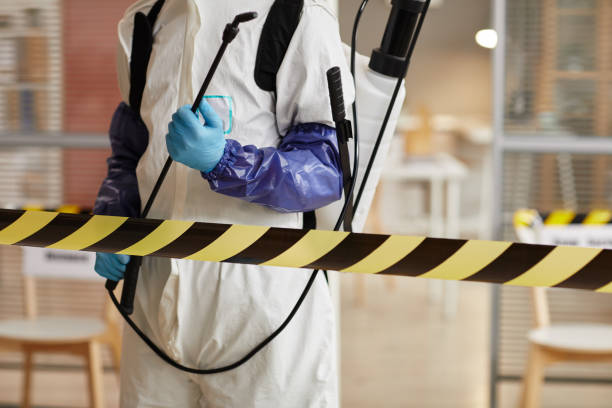 Professional Biohazard Cleanup technician working in Coatesville, PA